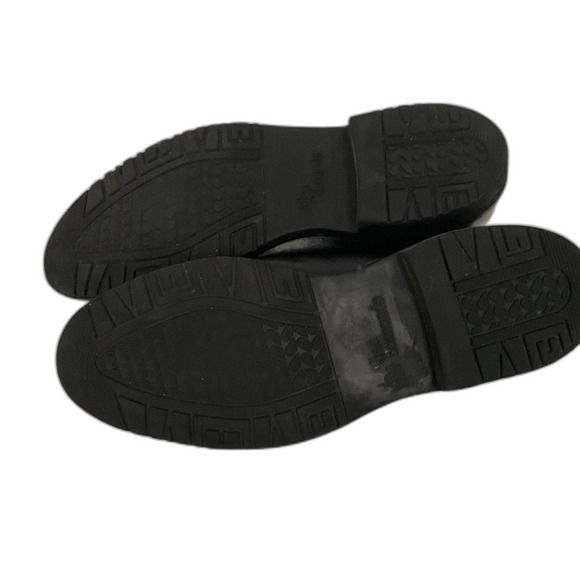 Allen Edmonds Black Leather Plain Toe Dress Shoe With Rubber Sole Size 11.5D - Picture 6 of 12